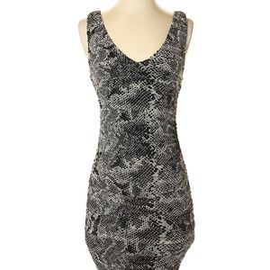 NWT Express Snack Print Bodycon Dress Size XS